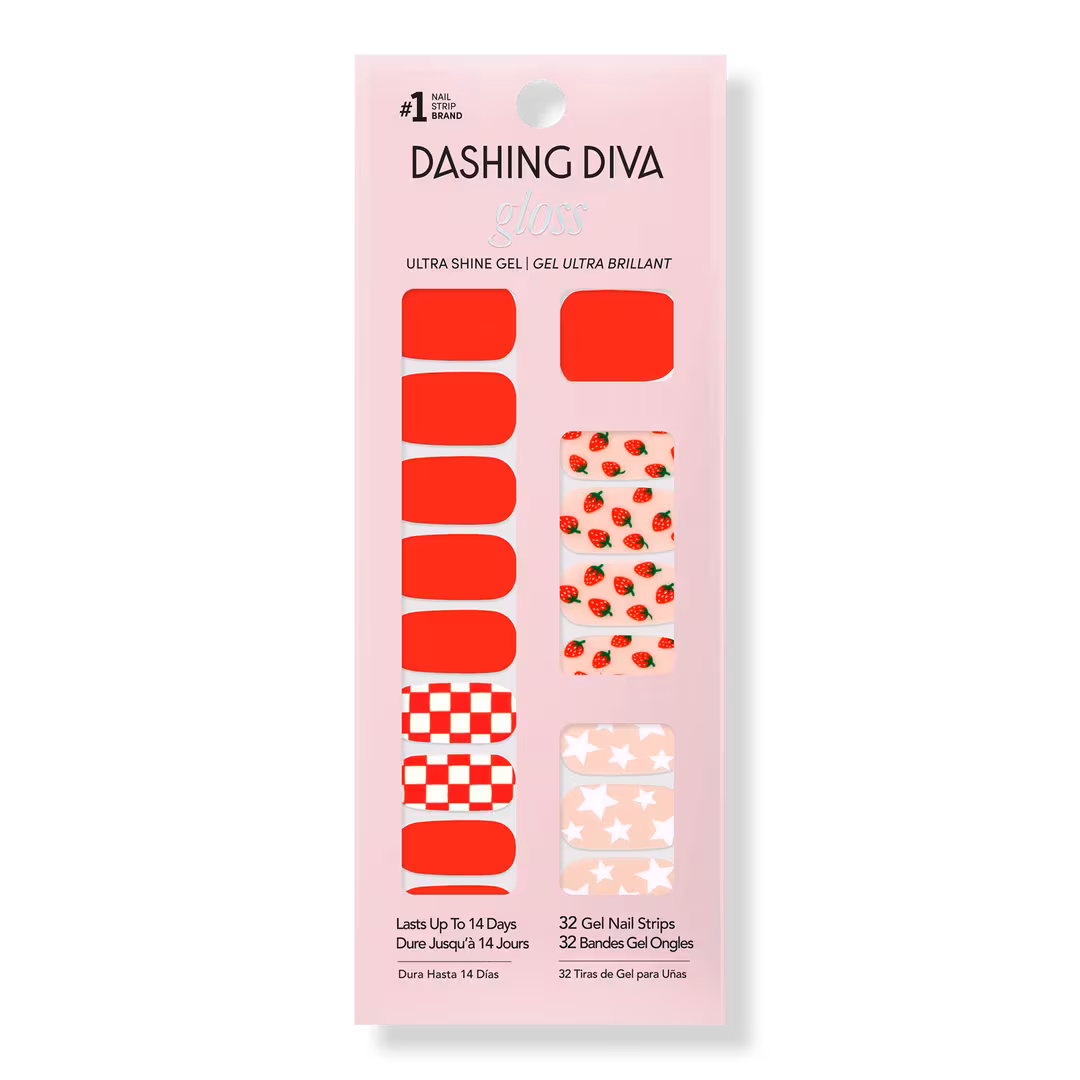 Dashing Diva  GLOSS, Gel Nail Strips, Cuter At The Cape