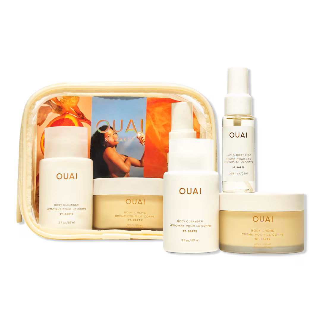 OUAI  St. Barts Body Cleanser & Body Lotion Kit