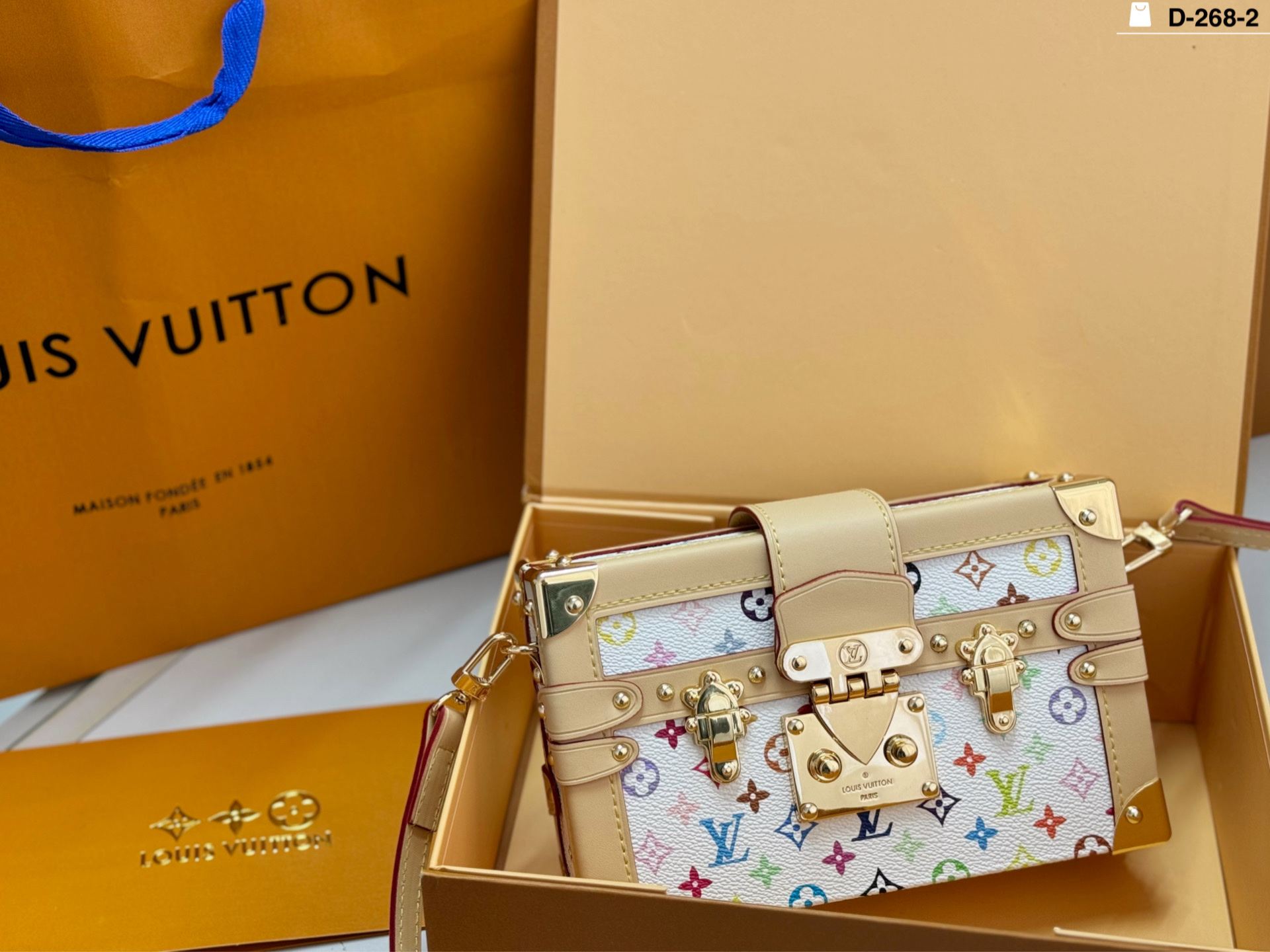 LV x TM Petite Malle Monogram Bag