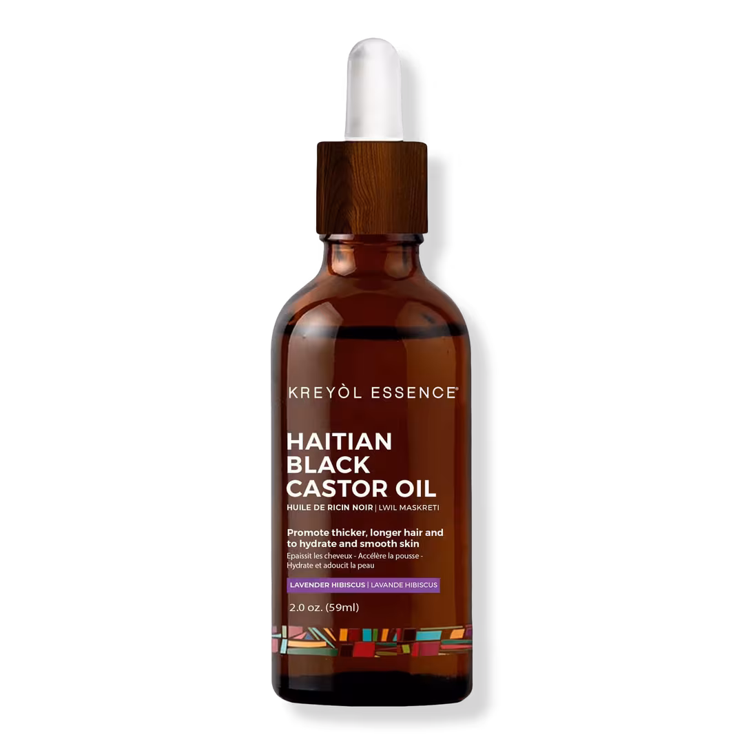 Kreyòl Essence  Haitian Black Castor Oil - Lavender Hibiscus