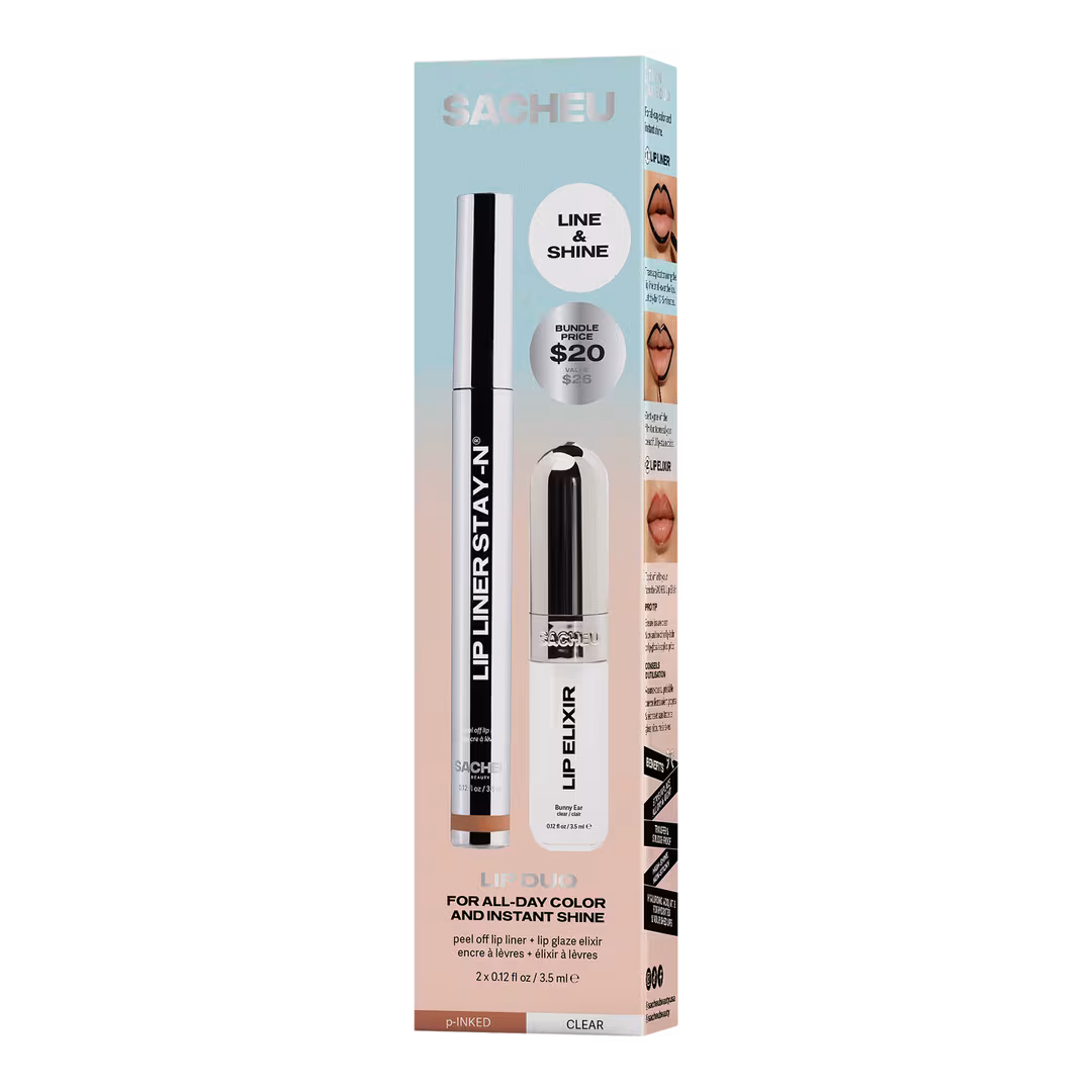 SACHEU  Peel Off Line & Shine Lip Duo