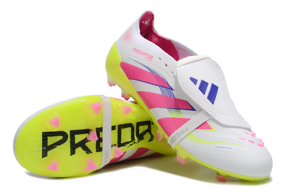 Predator Elite Fold-over Tongue FG Celestial Victory - Footwear WhiteLucidPinkLucid Lemon