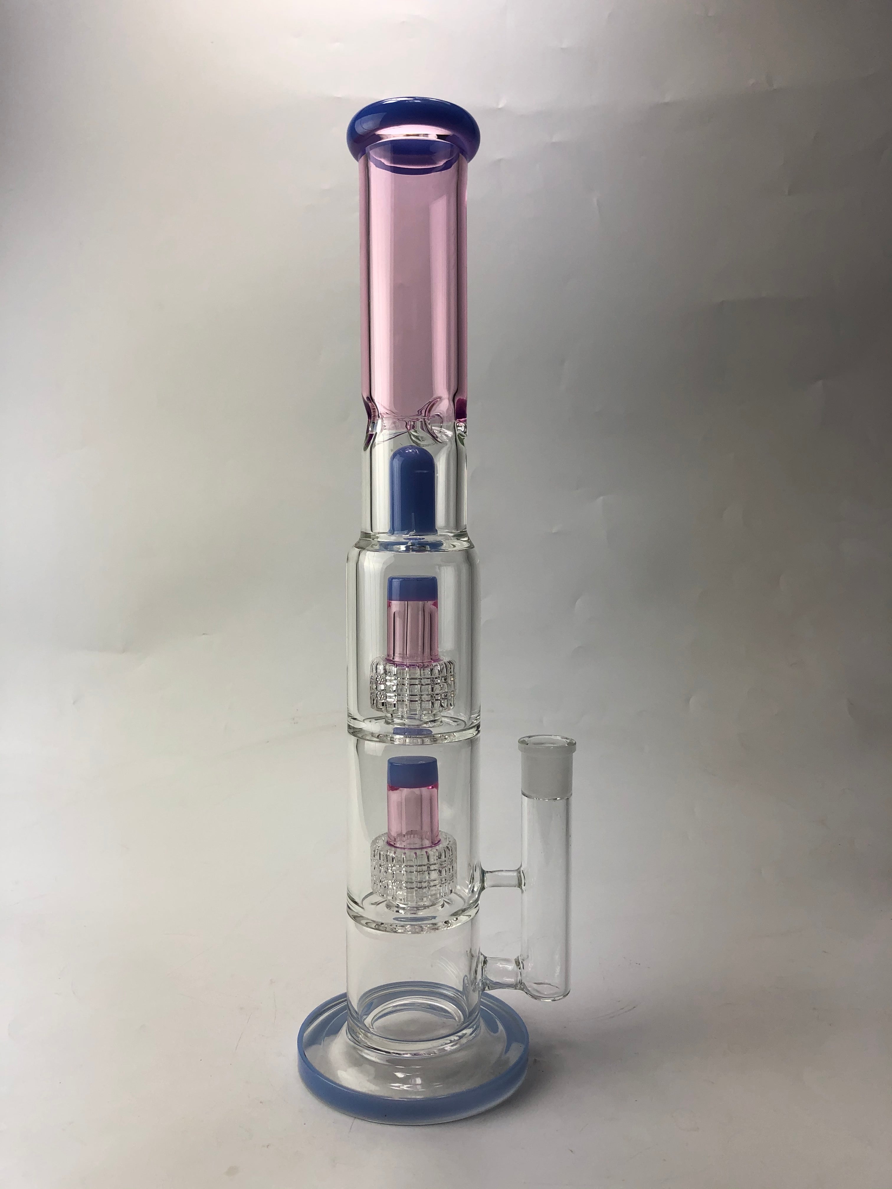 17 Double Matrix Perc Water Bong