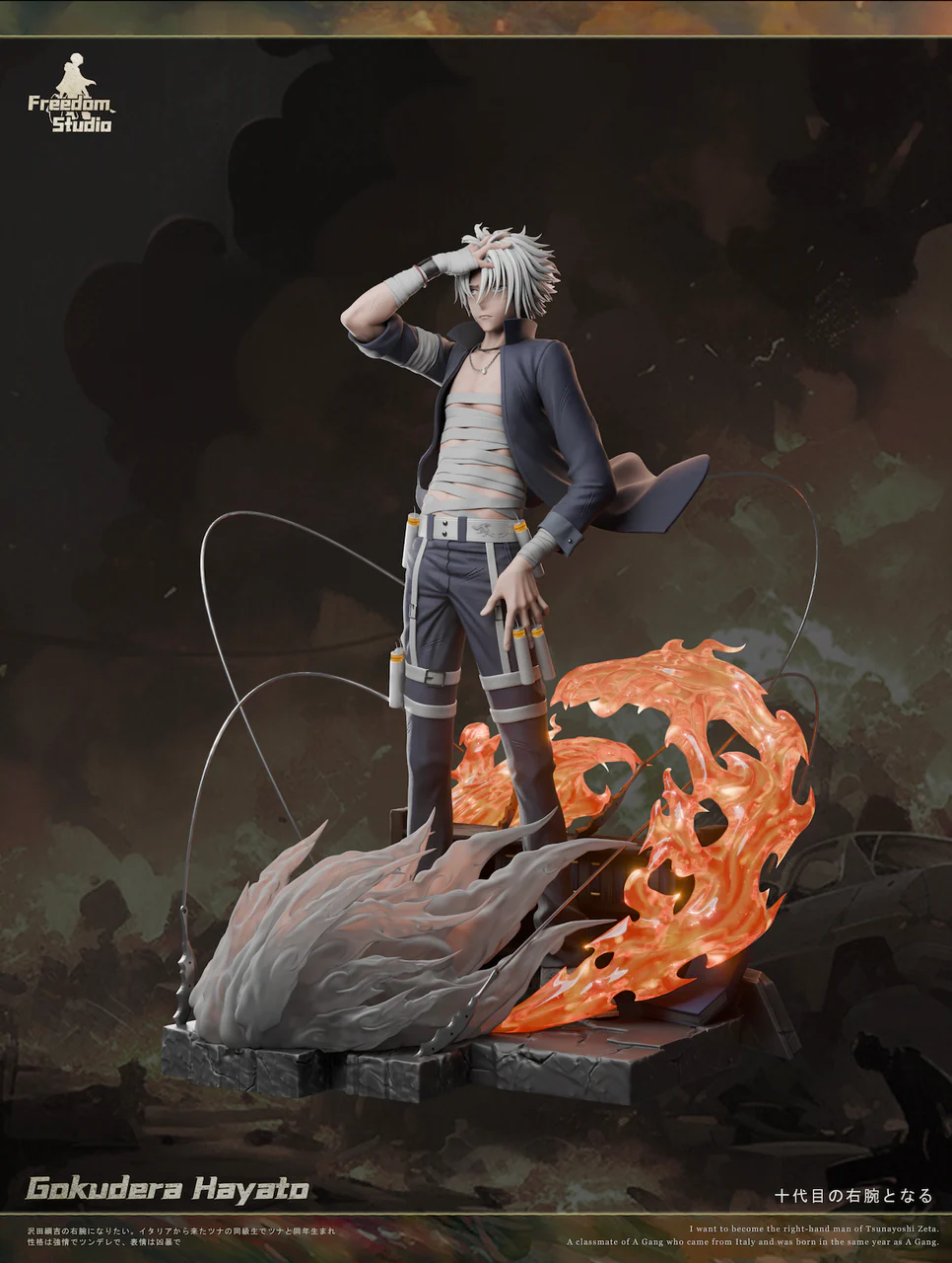 Reborn! - Gokudera Hayato | Resin Statue | by Freedom Studio