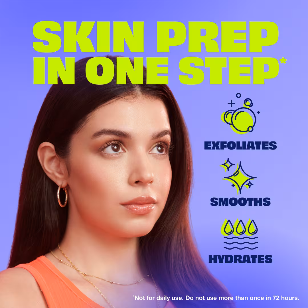 Nair  Prep and Smooth Sensitive Facial Hair Remover and Exfoliant