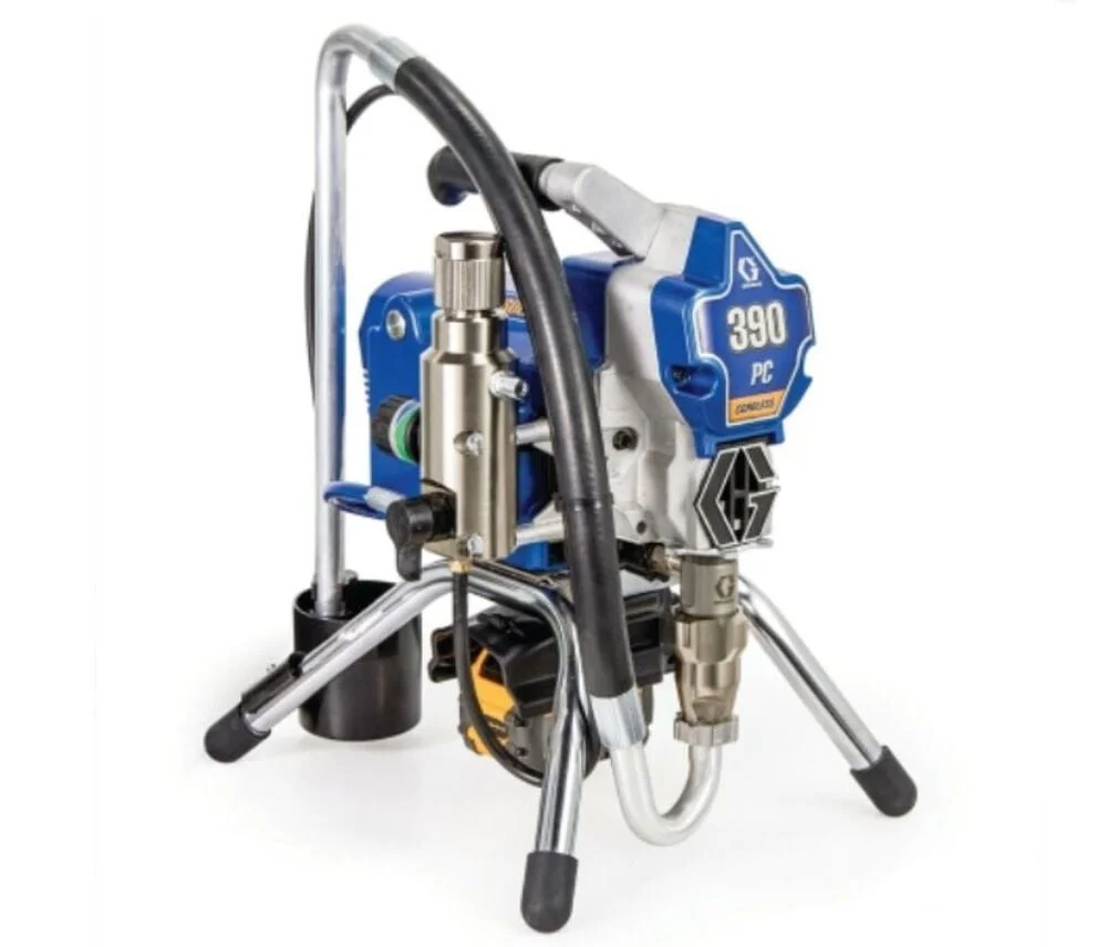 Graco 390 Pc Airless Paint Sprayer Cordless Kit With Stand
