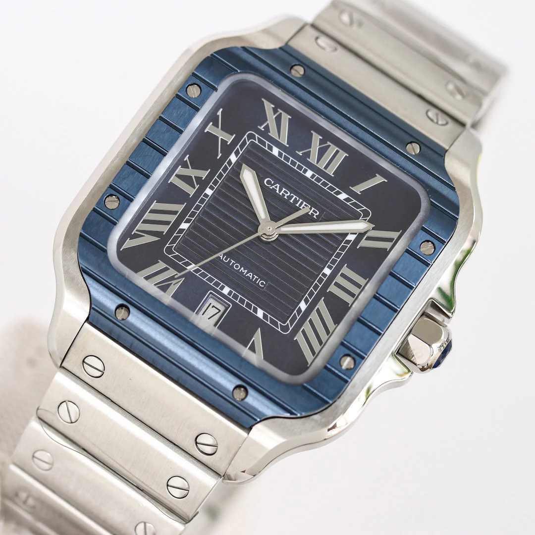 Cartier Watch SANTOS 40MM CUSTOM DARK BLUE DIAL