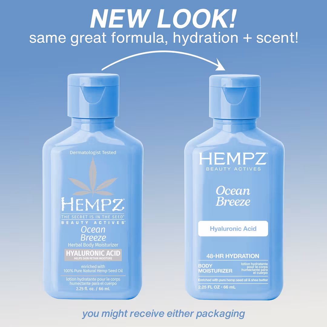 Hempz  Ocean Breeze Body Moisturizer with Hyaluronic Acid