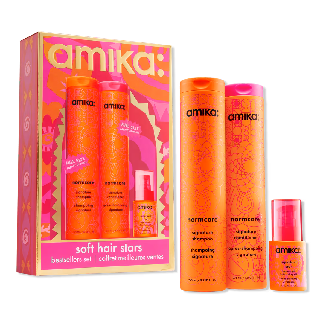 amika  Soft Hair Stars Nourishing Wash + Care Set