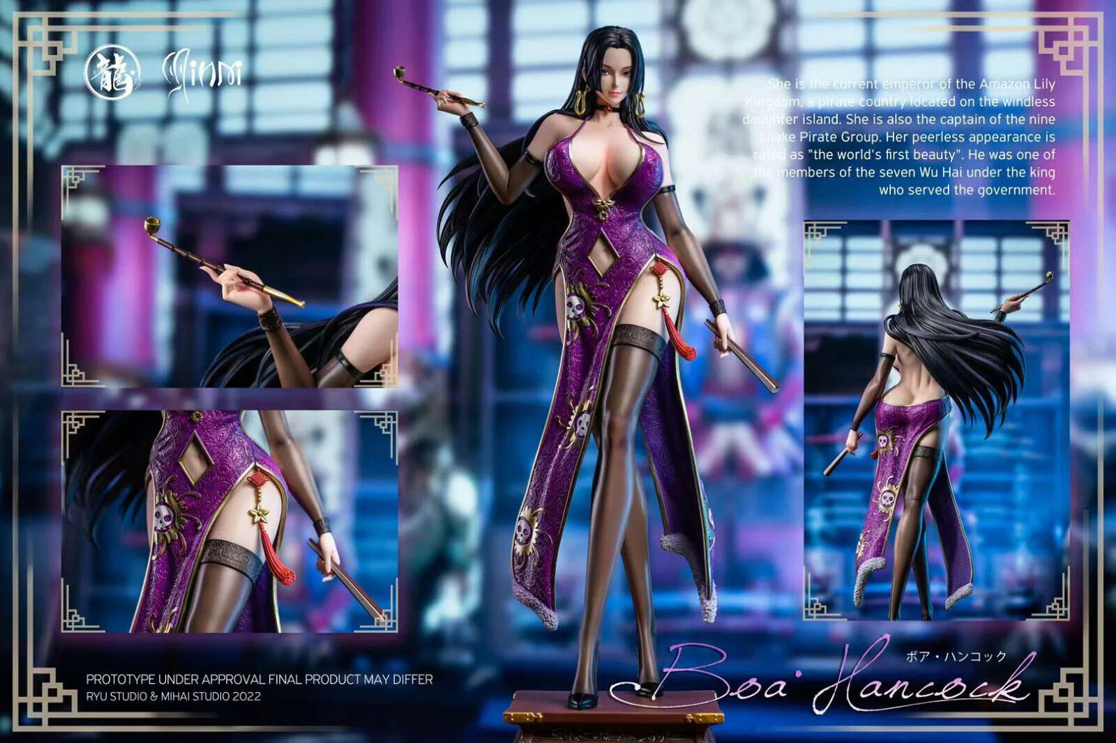 One Piece - Boa Hancock | 1:4 Resin Statue | von Long Studio