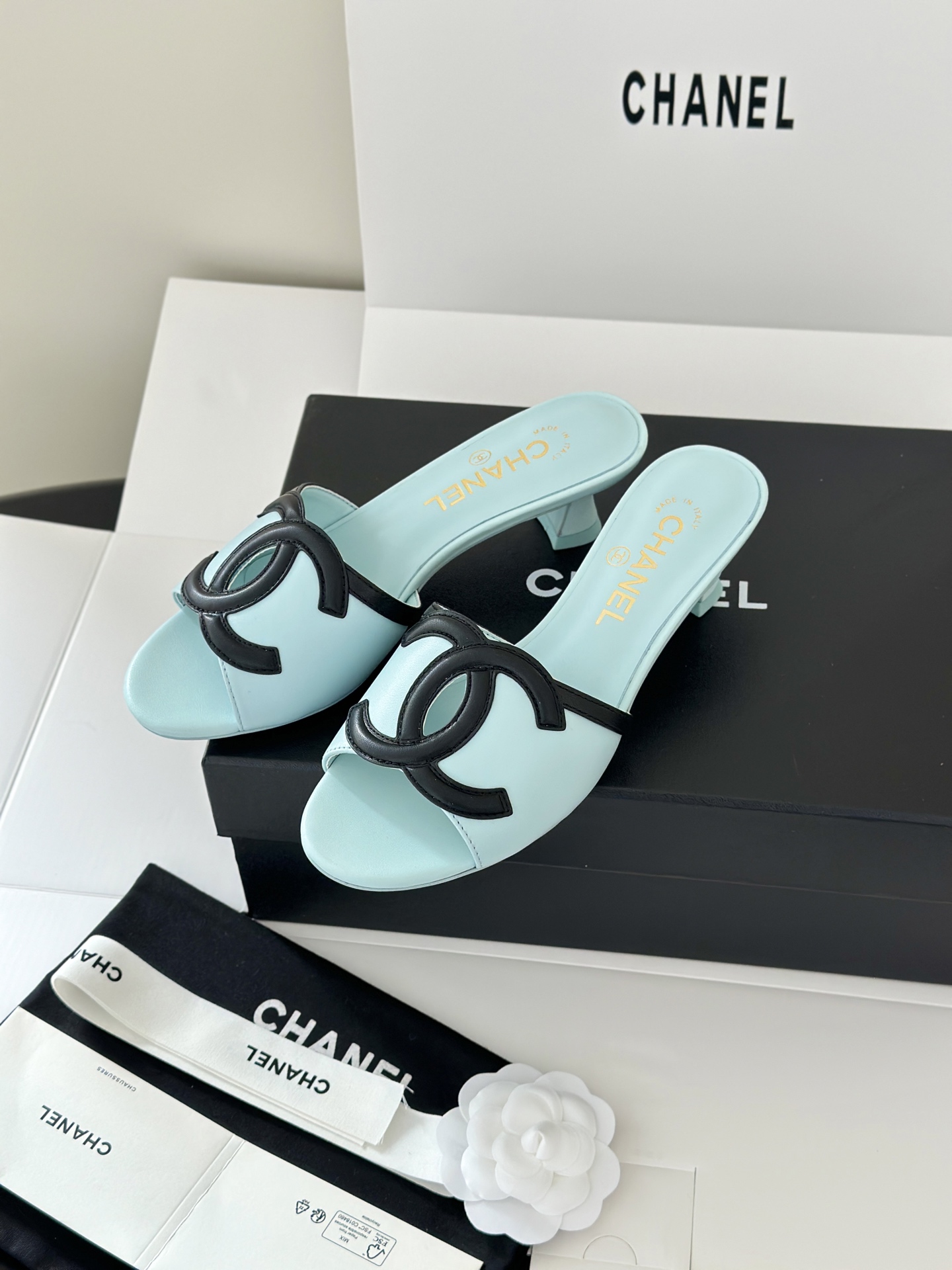Chanel One-Strap Flat Sandals
