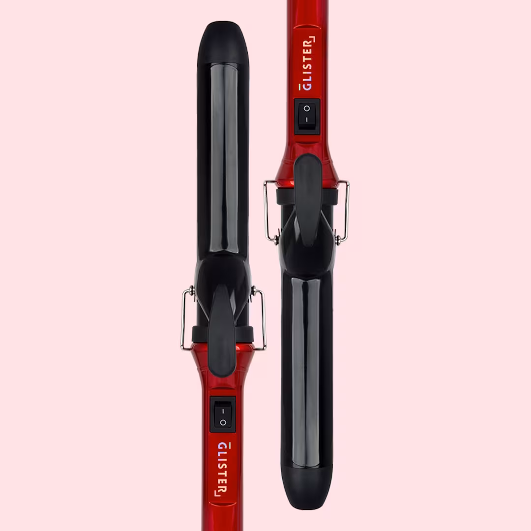 GLISTER  Paradise Tourmaline Gem Max Volume Clip Curling Wand
