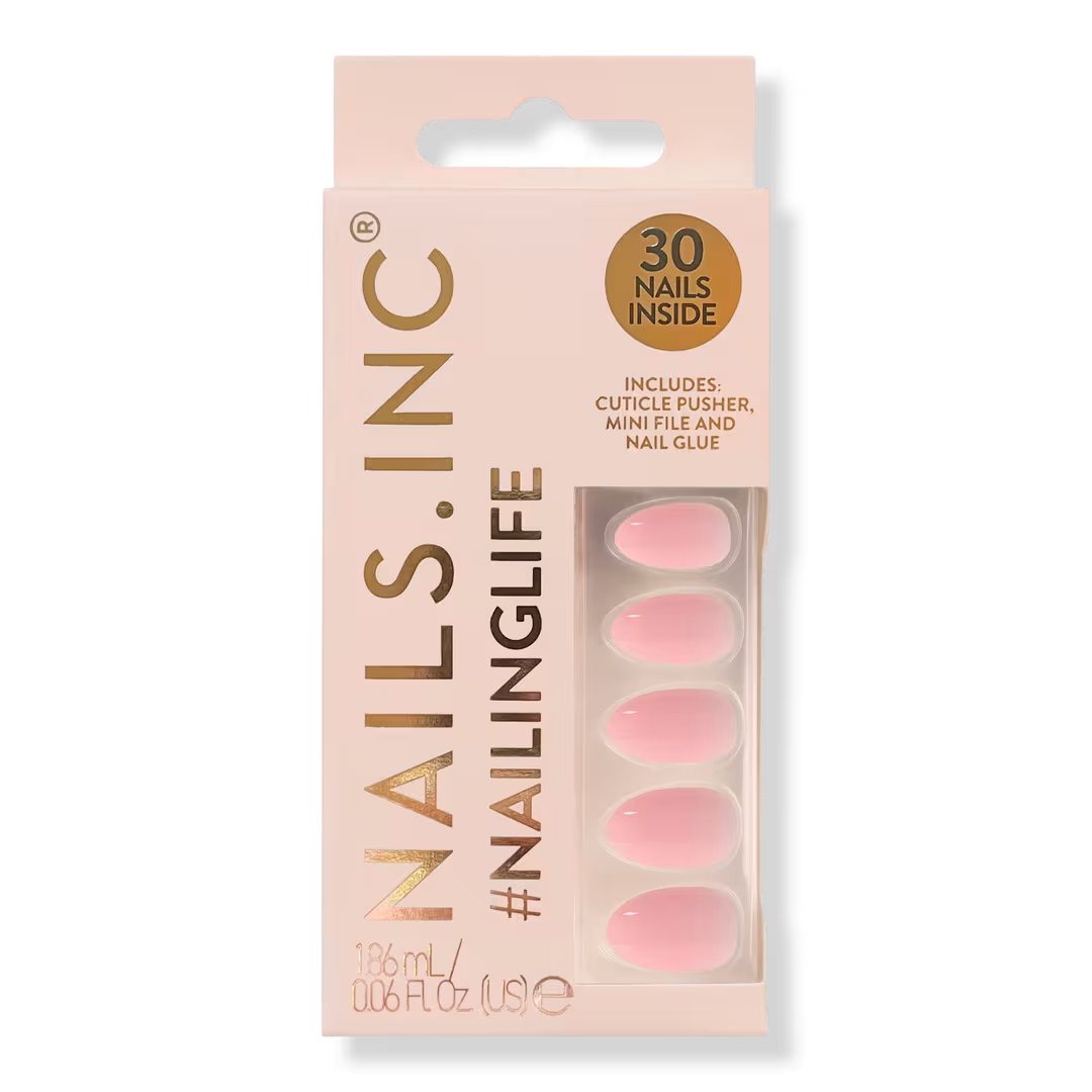 Nails Inc.  NailingLife Totally Taylor Classic Pink Press-On Nails