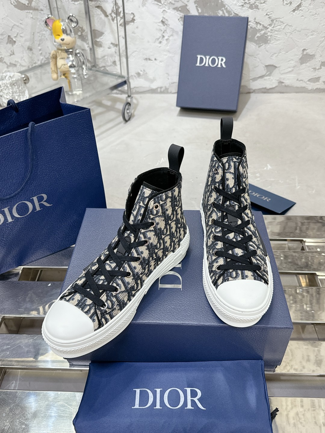 Dior B23 League High-Top Sneakers