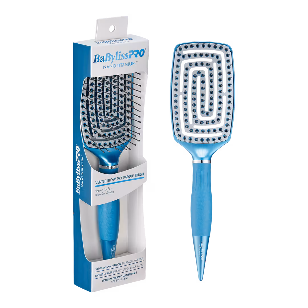 BaBylissPRO  Nano Titanium Vented Blow-Dry Paddle Brush