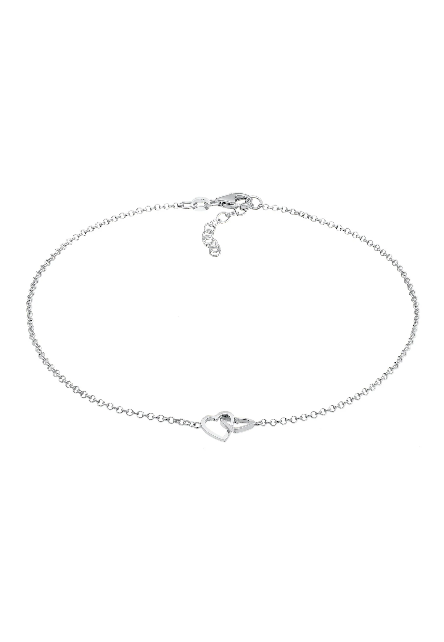 Herz Heart Liebe Verschlungen 925 Silber