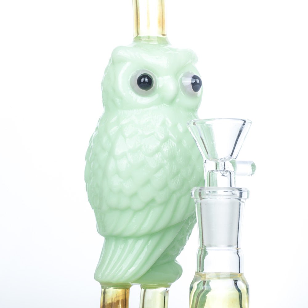 8 Owl Theme Glass Bong