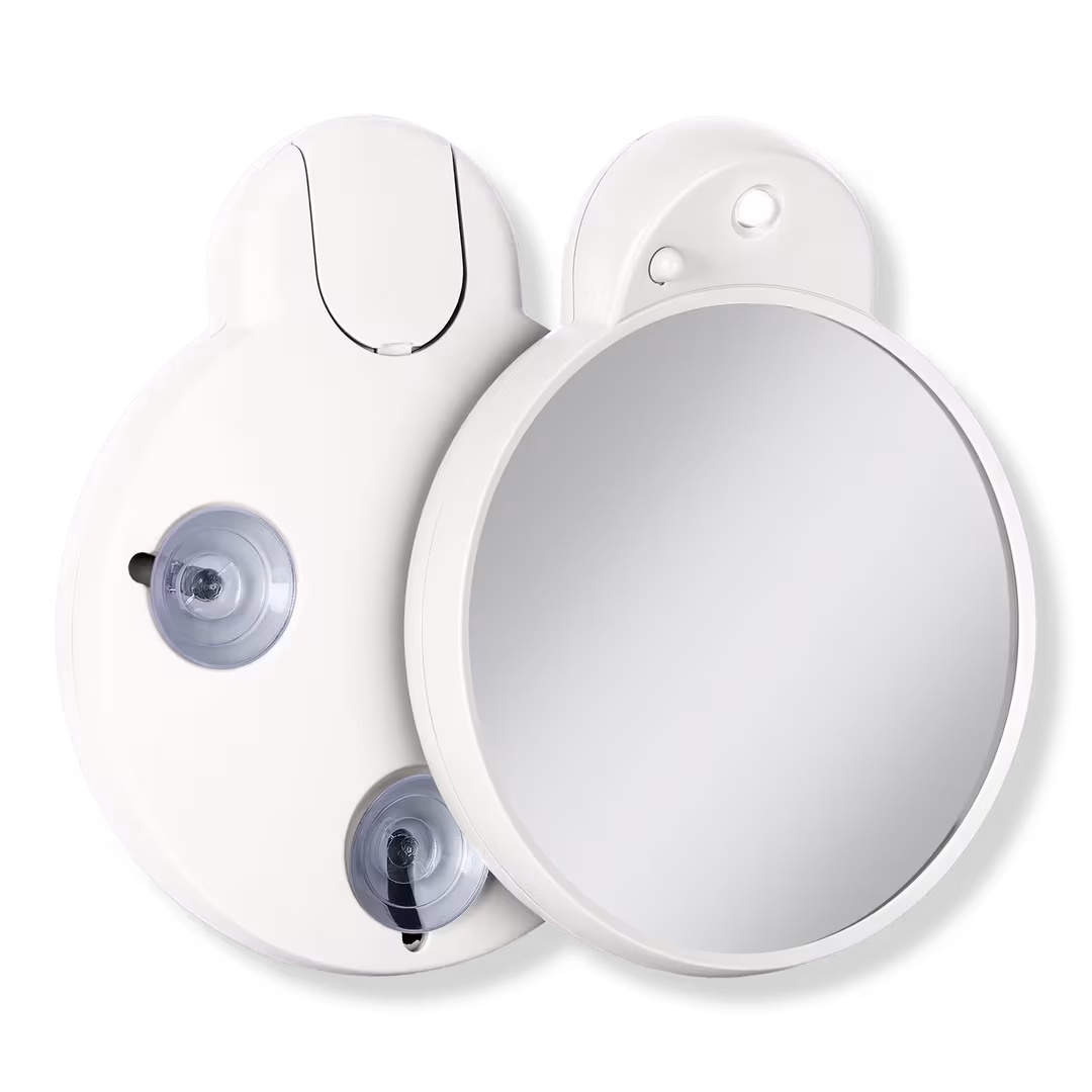 Zadro  LED Lighted Compact Mirror with 10X, Suction Cups
