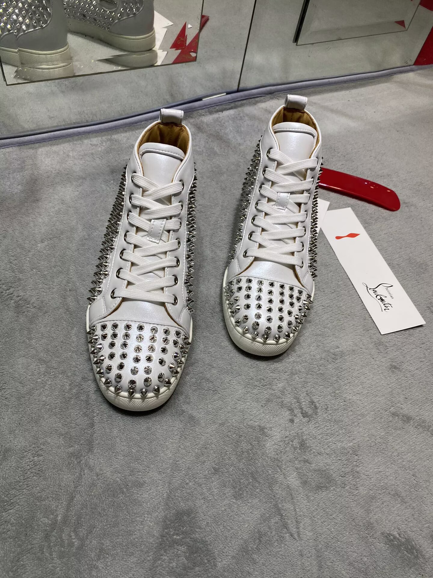 Christian Louboutin Red bottom High-Top - CCSHOES