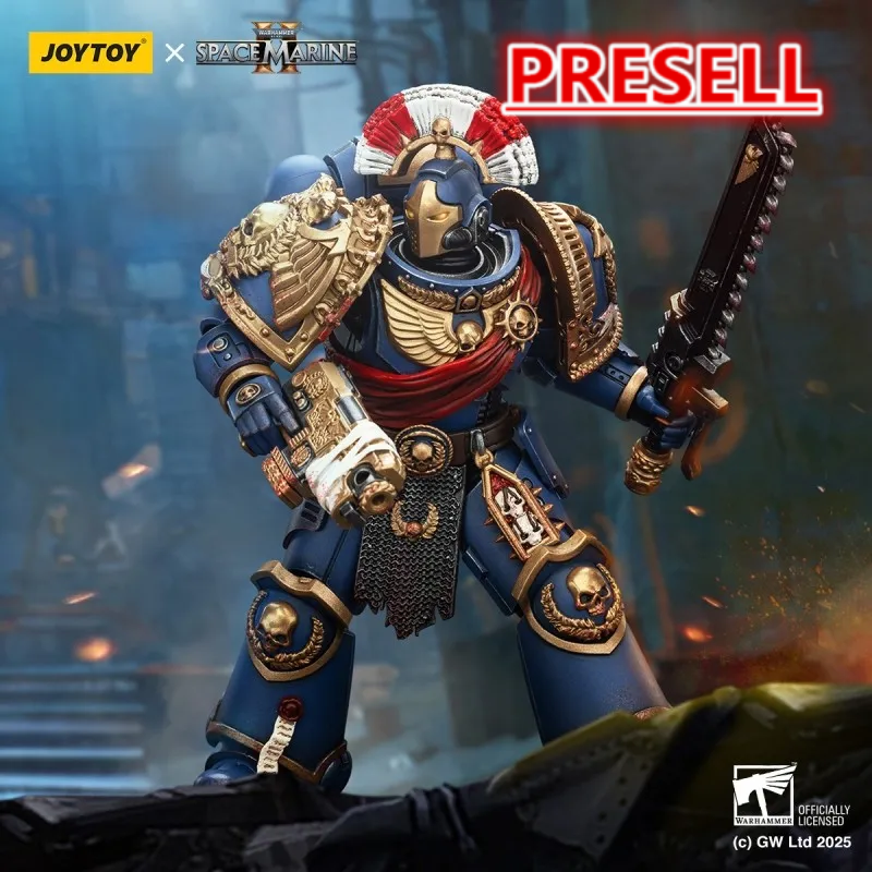 JOYTOY JT01536 Warhammer 40k 1: 18 Ultramarines Relic Secundus Armour with Artificer bolt rifle chainsword and bolt pistol - JOYTOY WORLD