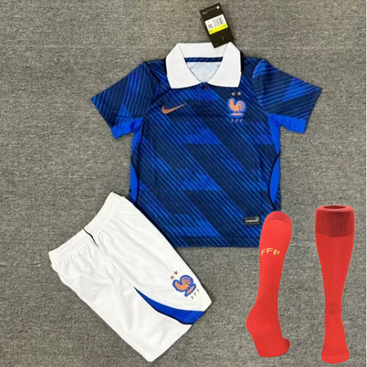 2026 France Kids/Adult Set home (With Socks)