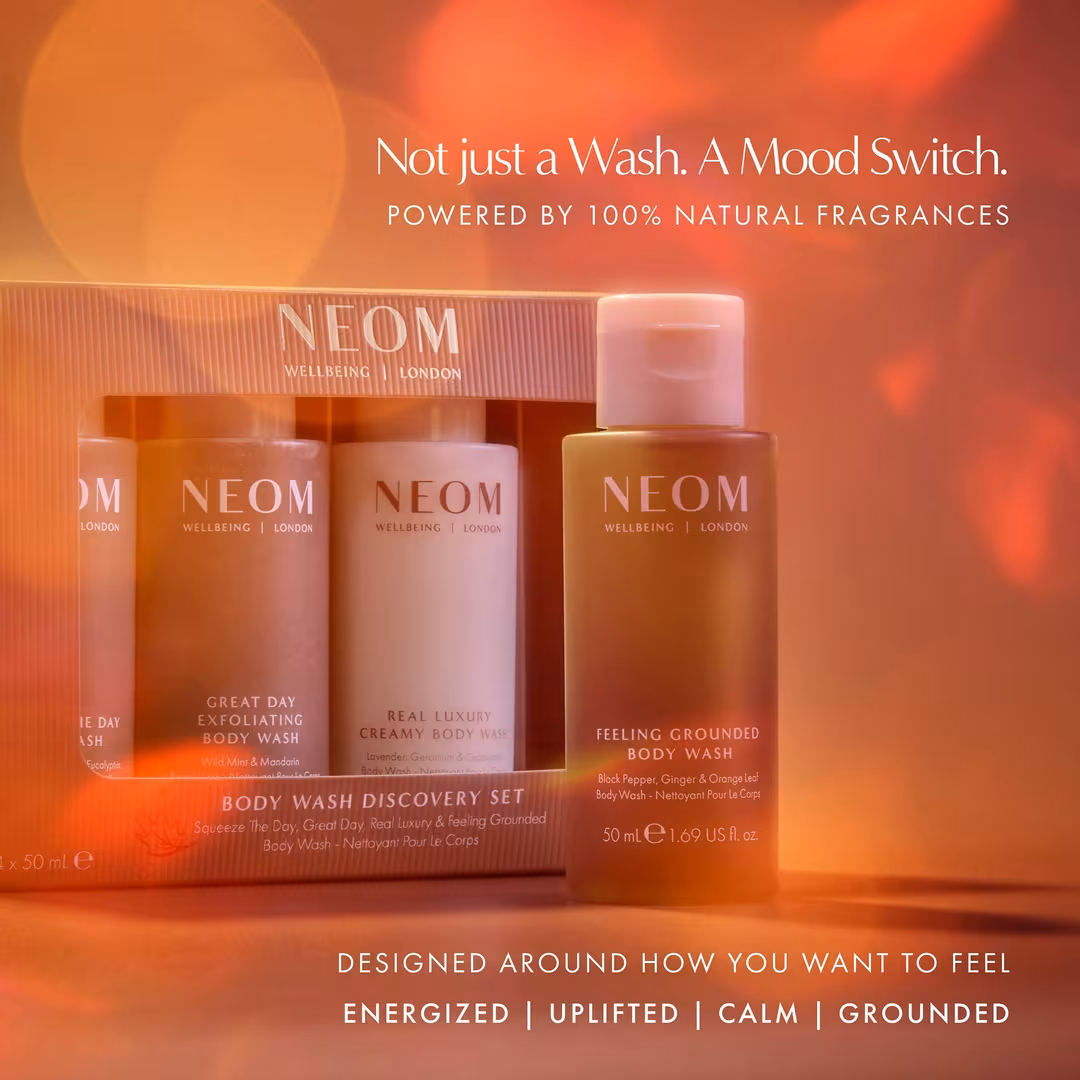 NEOM Wellbeing  Body Wash Discover Set