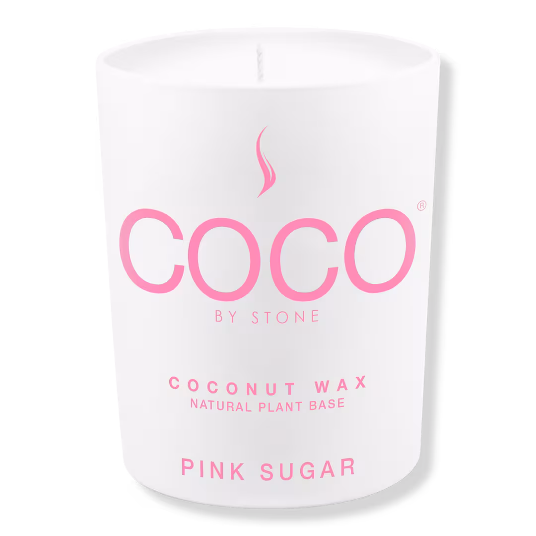 COCO by Stone  Pink Sugar Coconut Wax Candle