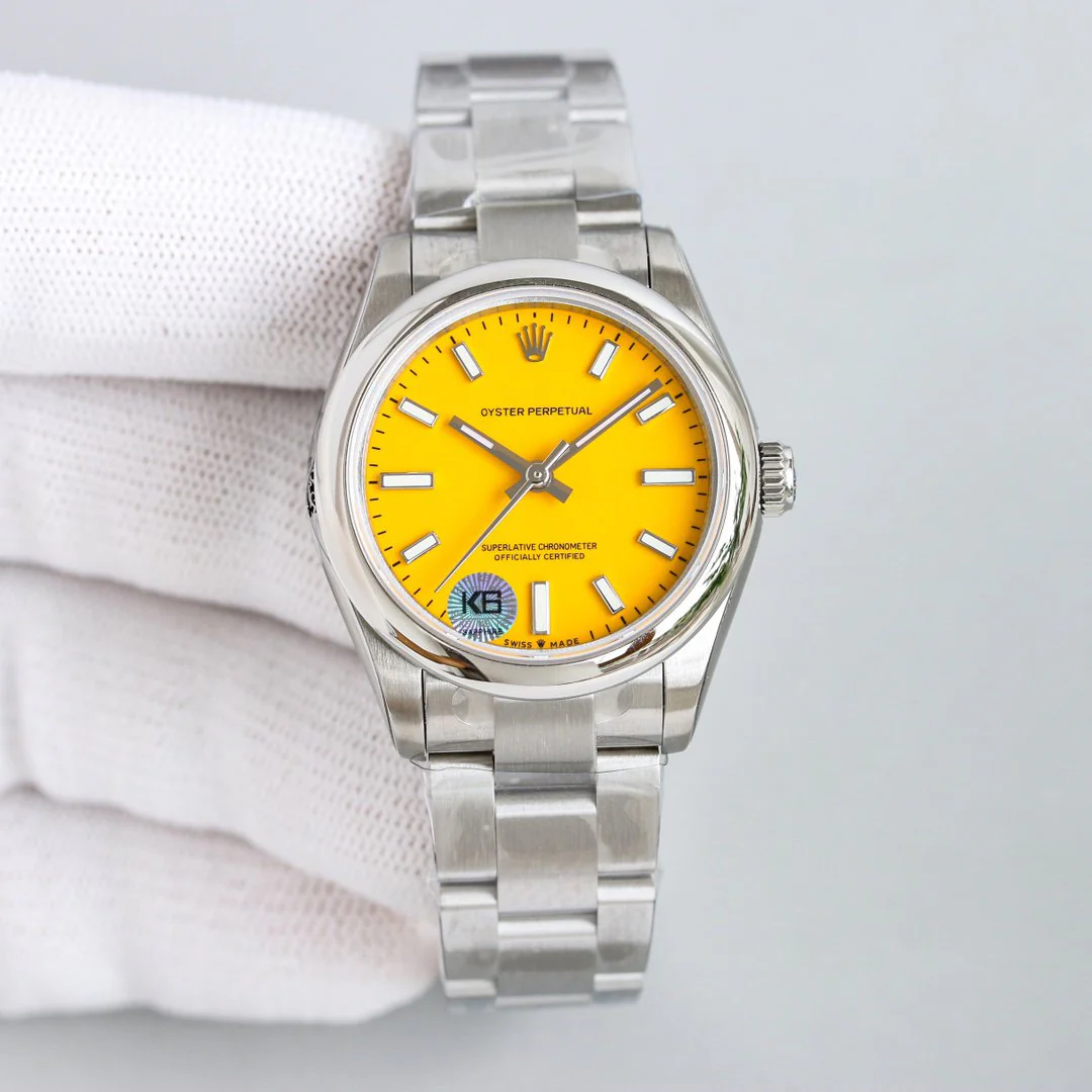 Rolex Watch OYSTER PERPETUAL 31MM YELLOW DIAL