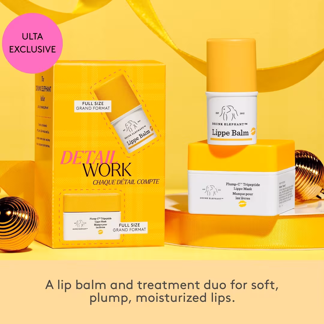 Drunk Elephant  Detail Work: Hydrate and Firm Lip Gift Set