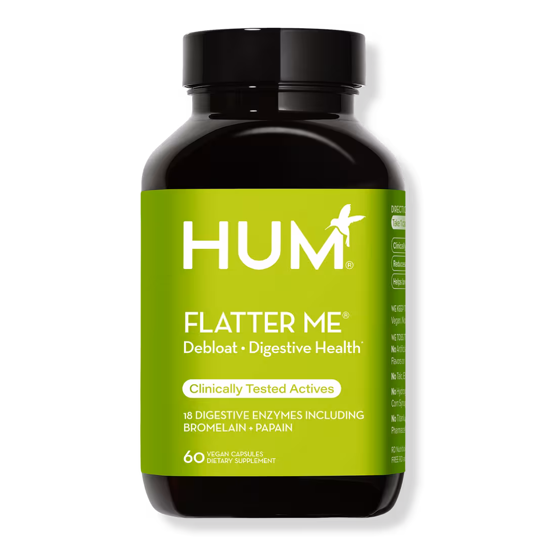 Hum Nutrition  Flatter Me Digestive Enzymes for Fast Bloating Relief