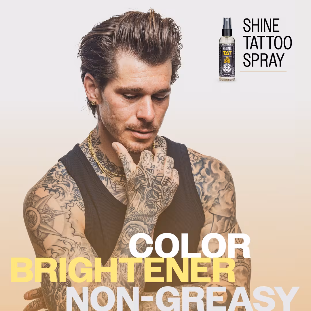 REUZEL  TAT SHINE Color Enhancing Tattoo Spray
