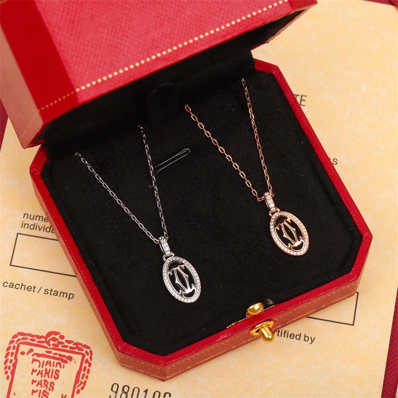 Cartier Round Necklace with Diamonds