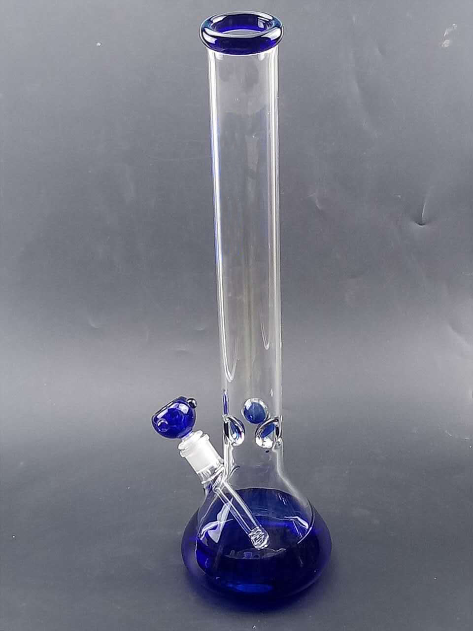 19 Straight Neck Glass Beaker Bong