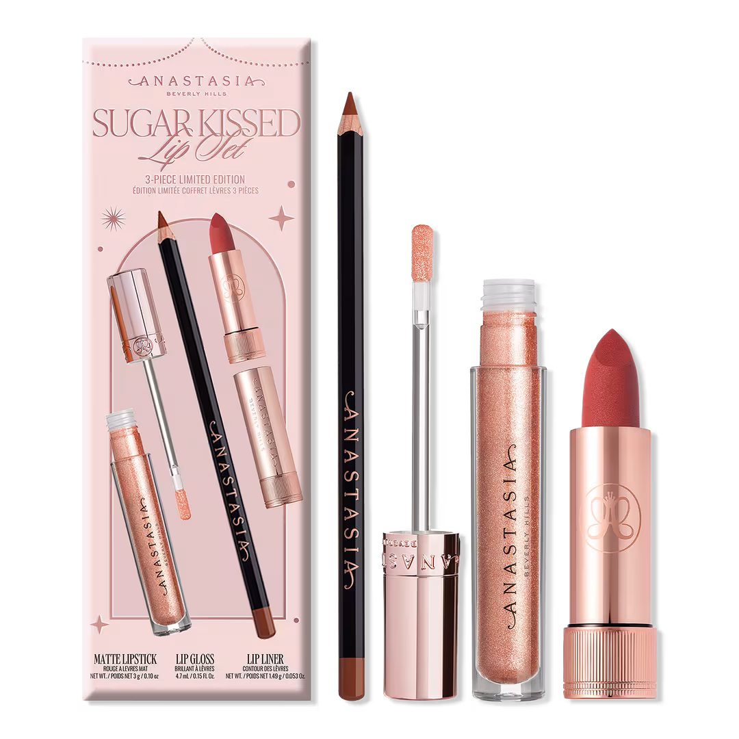 Anastasia Beverly Hills  Sugar Kissed – Limited Edition 3-Piece Lip Set
