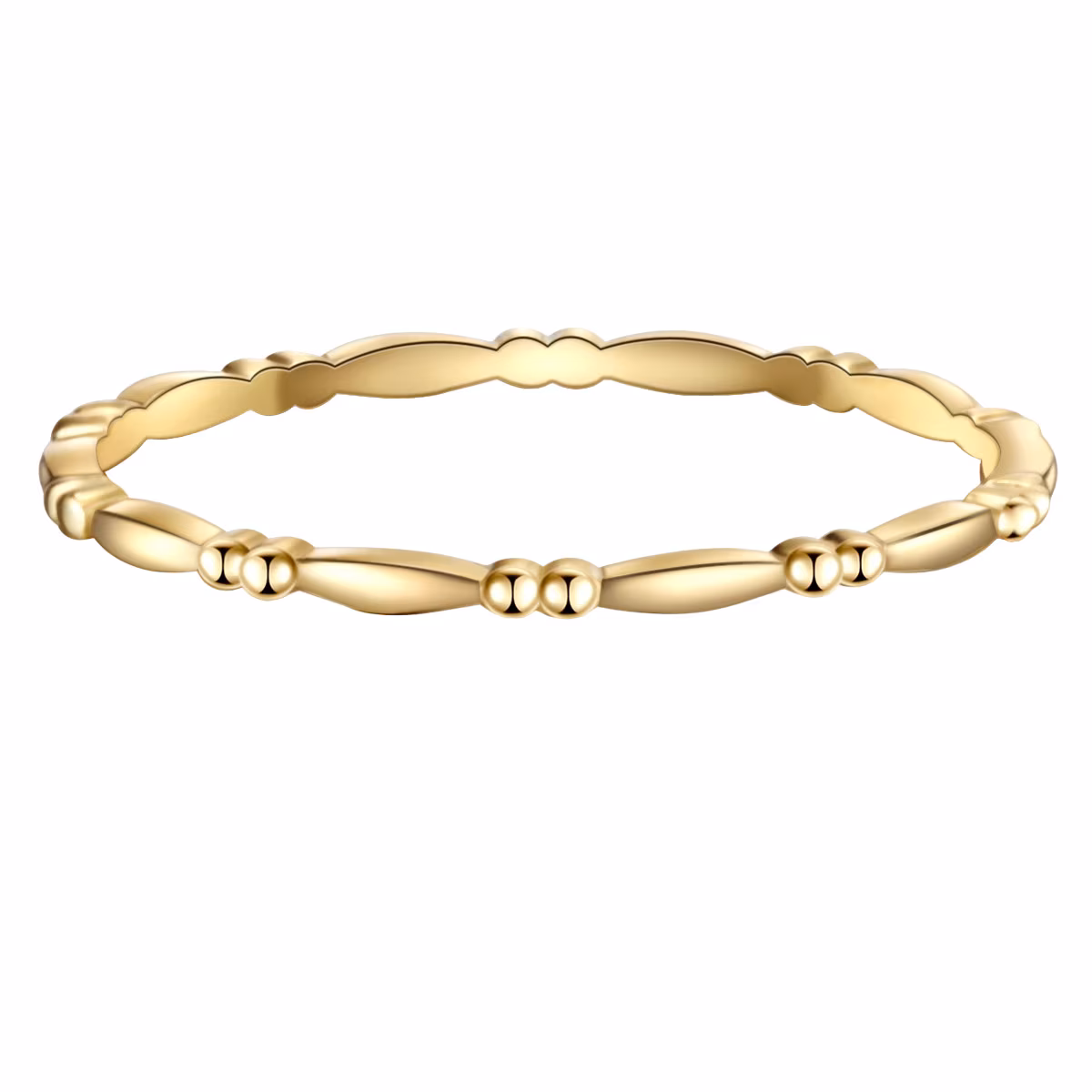 Ring aus Sterling Silber in gelbgold