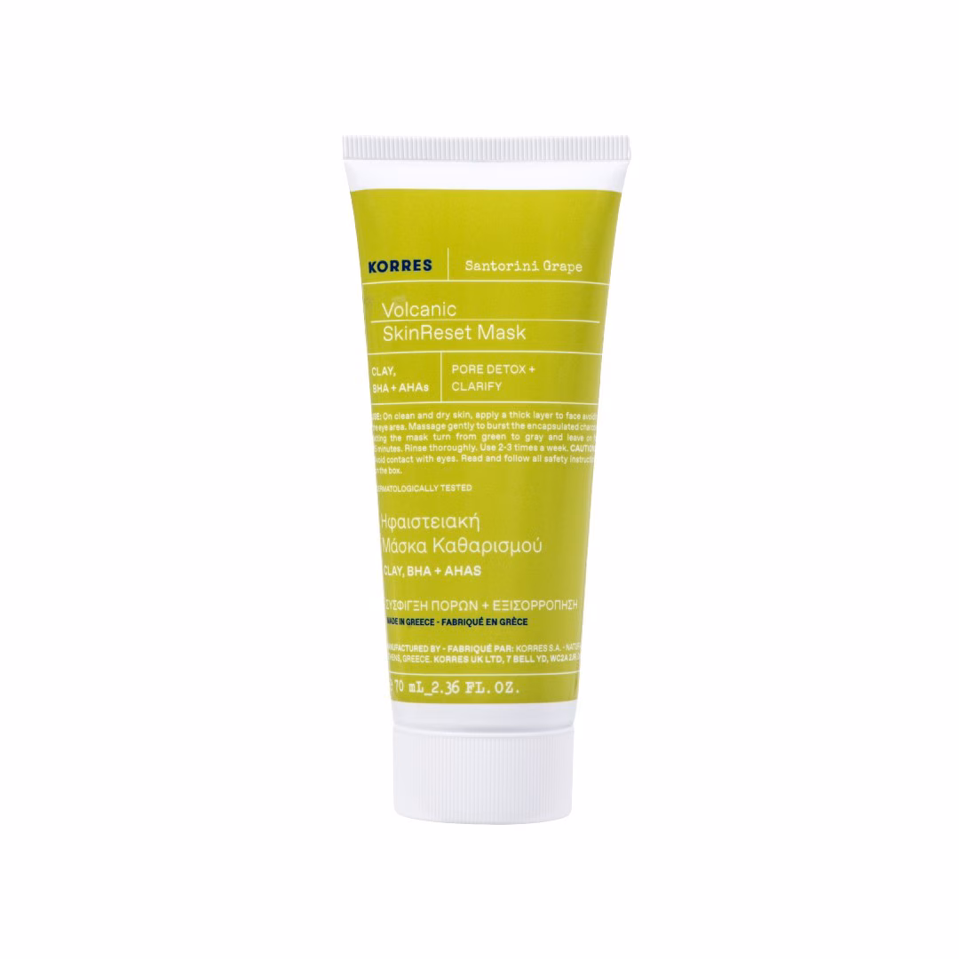 SANTORINI GRAPE Hautverfeinernde Maske mit Vulkansand