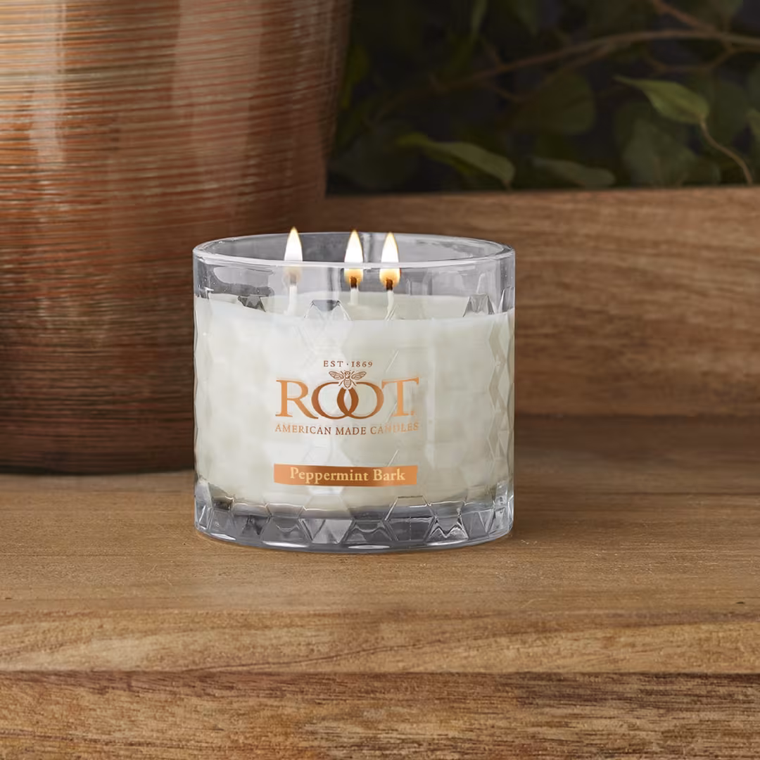 Root Candles  Legacy Collection Luxury Scented Candle - Peppermint Bark