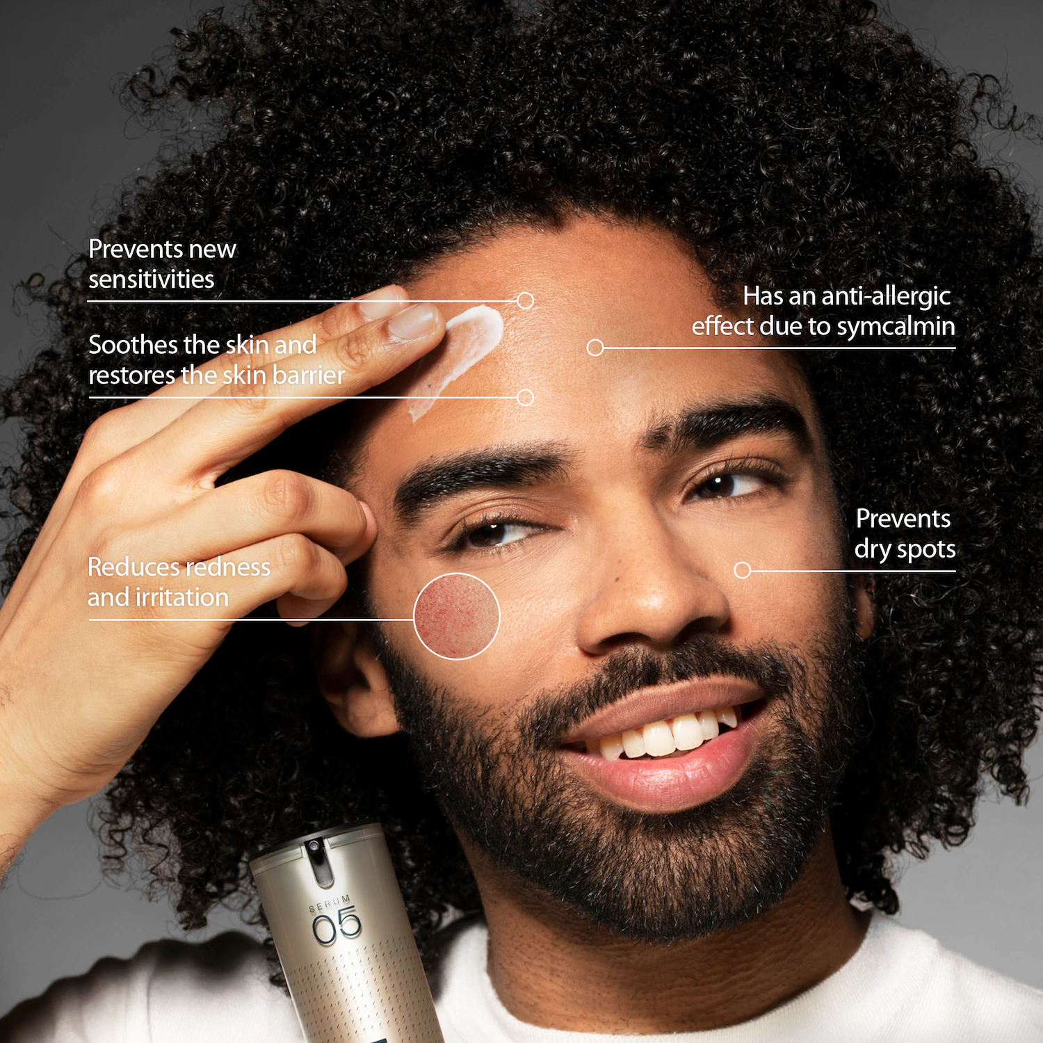 Beruhigendes Serum für empfindliche und gereizte Haut
