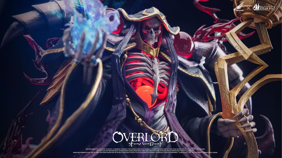 Overlord - Over Lord Ainz Ooal Gown | Resin Statue | by Dream Boat Studio & Time Studio