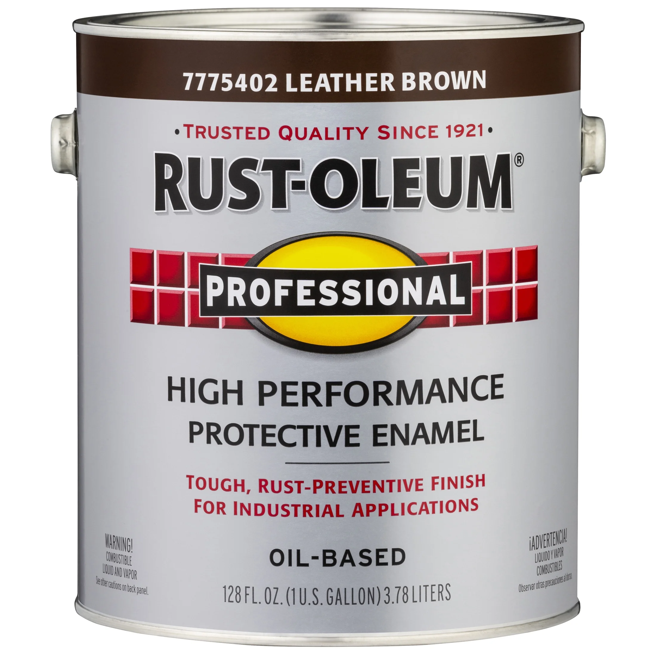 2 Pack, Leather Brown, Rust-Oleum Professional High Performance Gloss Protective Enamel Paint- Gallon