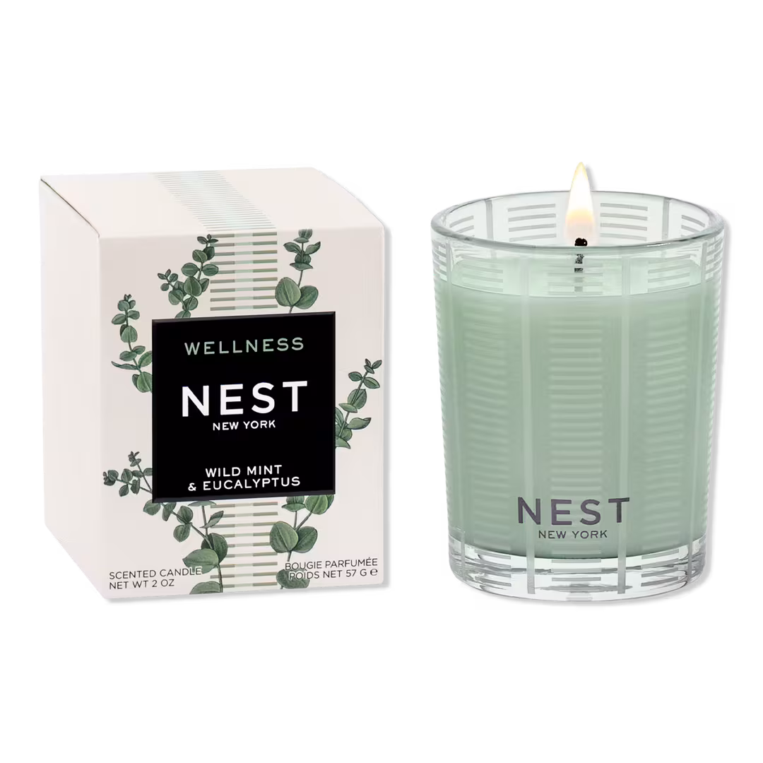 NEST New York  Wild Mint & Eucalyptus Votive Candle