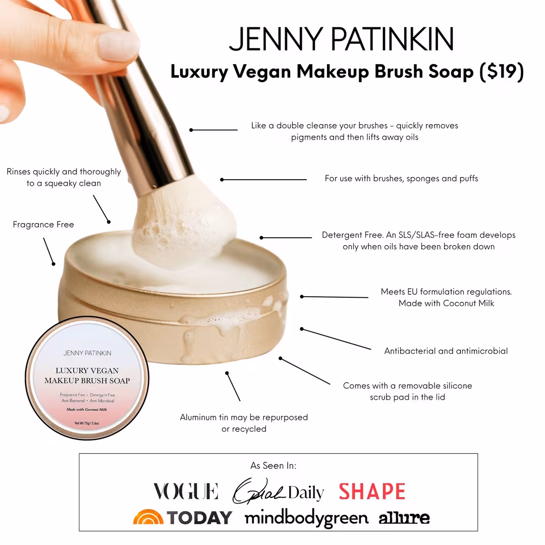 Jenny Patinkin  Luxury Makeup Brush Soap