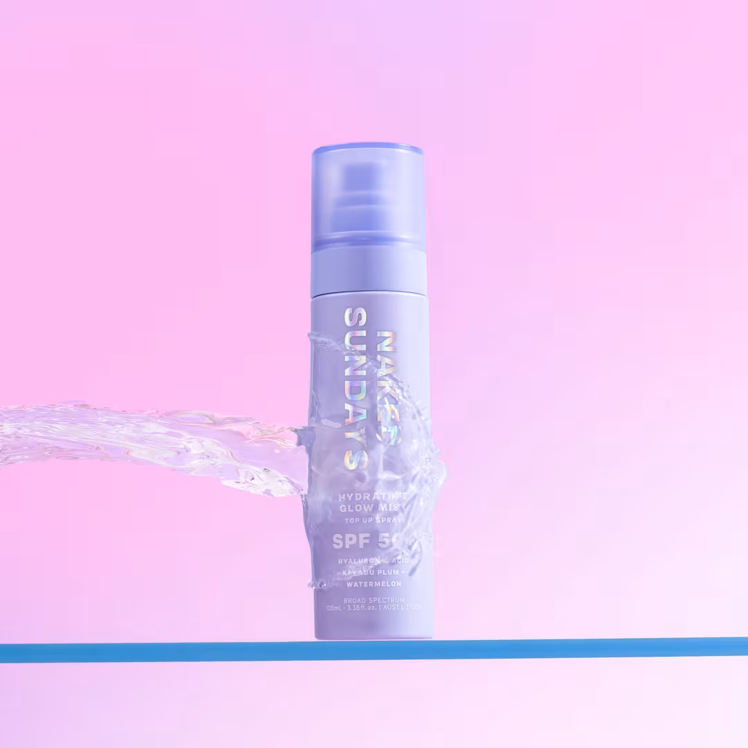 Naked Sundays  Hydrating Glow Mist Setting Spray SPF 50+