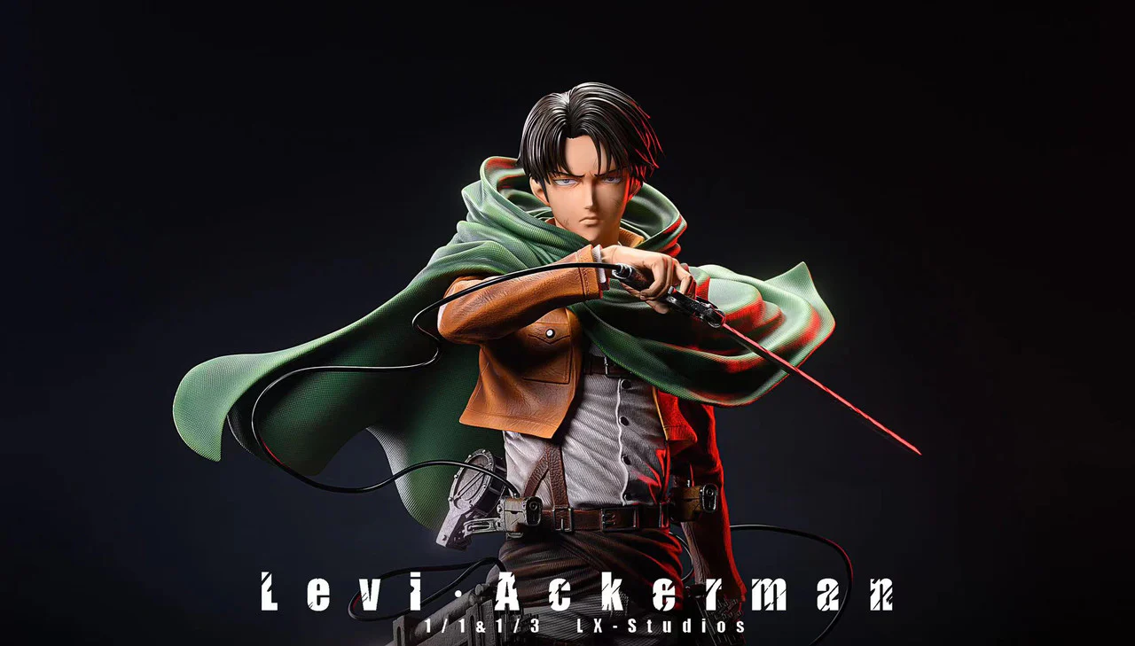 Attack on Titan - Levi Ackerman | 1:1 Resin Statue | von LX Studio