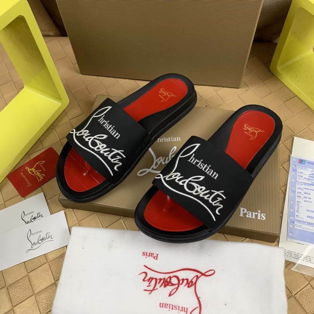 CHRISTIAN LOUBOUTIN SLIPPERS - CCSHOES