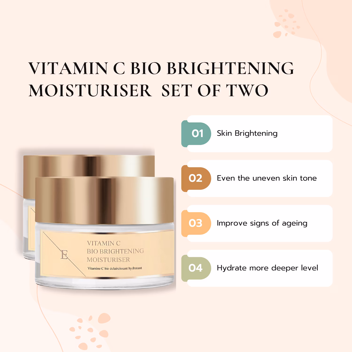 Vitamin C Bio Aufhellende Feuchtigkeitscreme