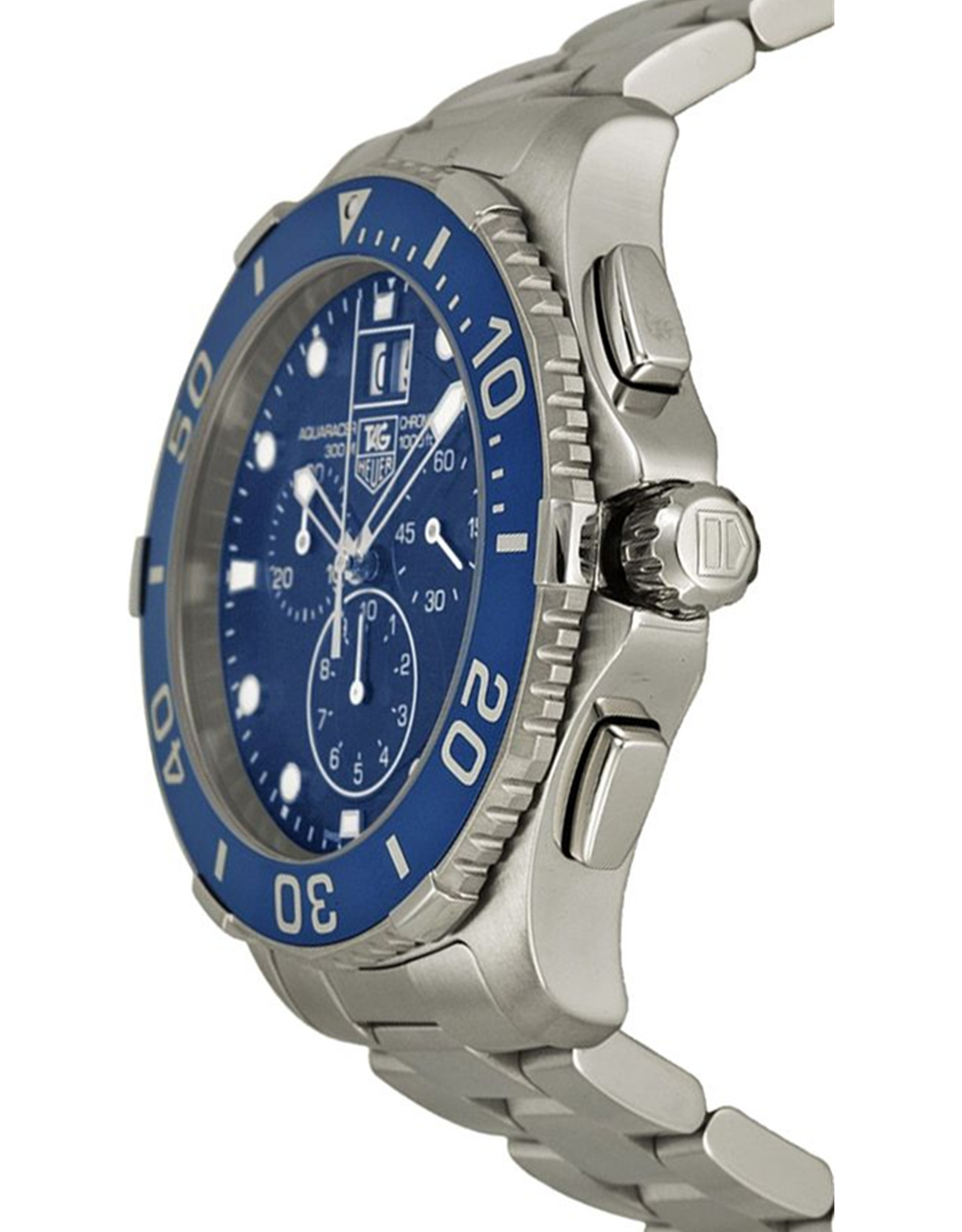 Replica Tag Heuer Aquaracer Chronograph Blue Dial Men's Watch CAN1011.BA0821 43MM