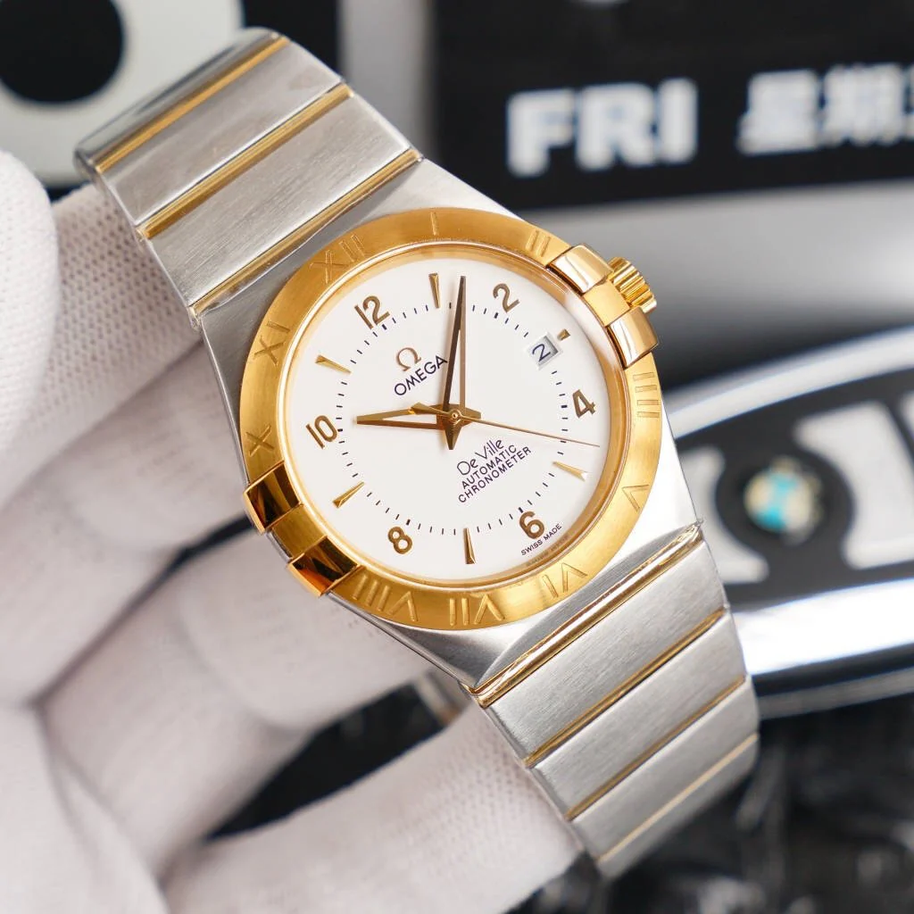 Omega Watch CONSTELLATION 38MM GOLD STEEL