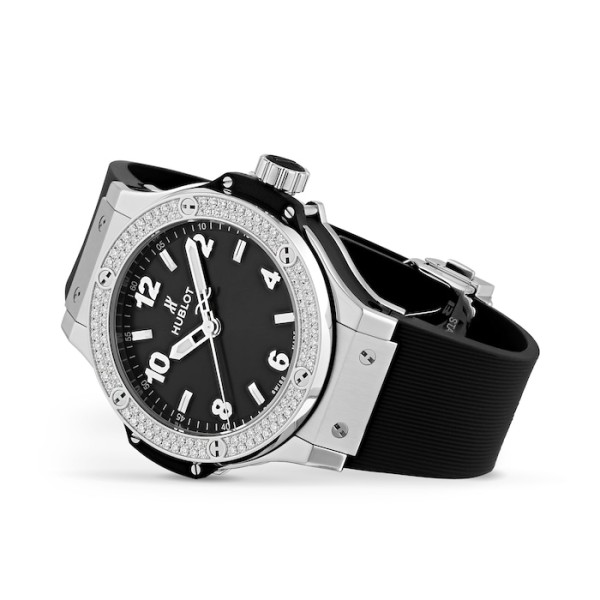Replica Hublot Big Bang Women Quartz Black Rubber Watch 361.SX.1270.RX.1104