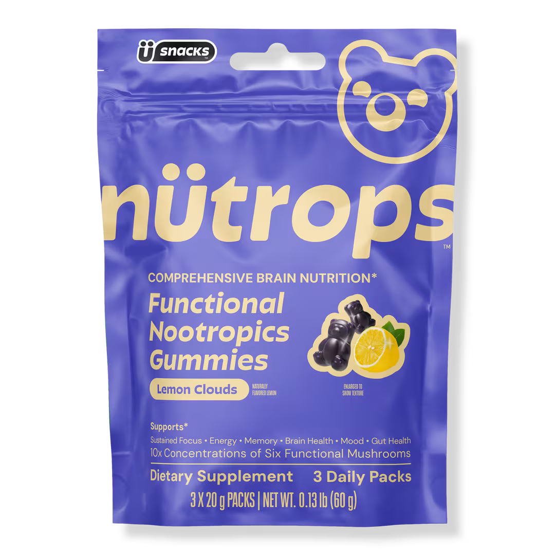 Grüns  Nütrops Functional Nootropics Mushroom Gummies Supplement